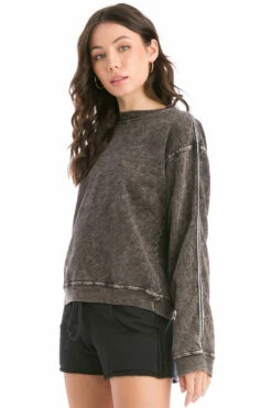 Vintage Striped Pullover 9 Vintage Striped Pullover -Outlet Hard Tail Forever Store 185 mineral wash 6 3