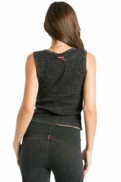 Vintage Stripe Rib Snap Tank/Vest 9 Vintage Stripe Rib Snap Tank/Vest -Outlet Hard Tail Forever Store 237s mineral wash 6 3