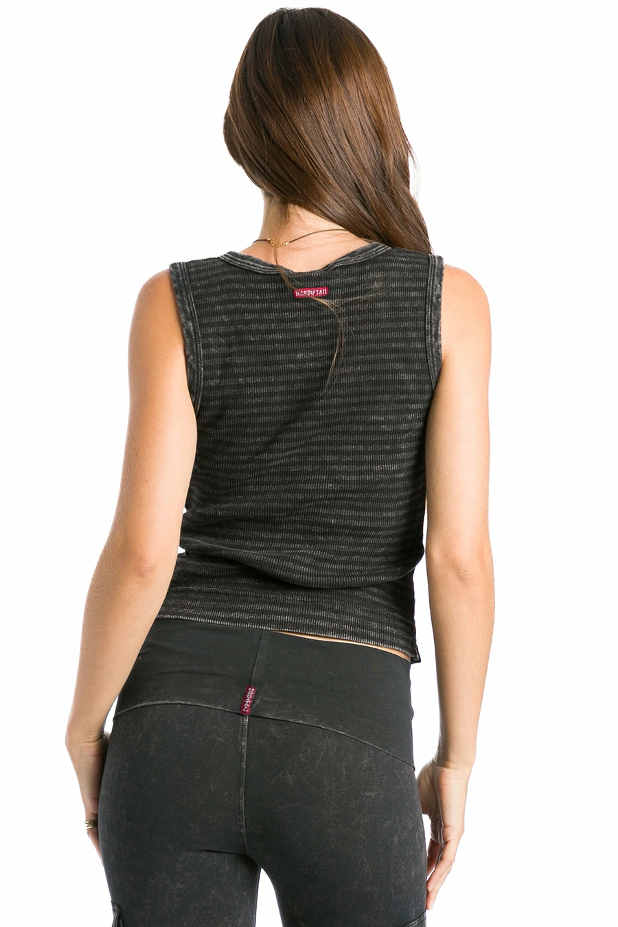 Vintage Stripe Rib Snap Tank/Vest 5 Vintage Stripe Rib Snap Tank/Vest - Image 3