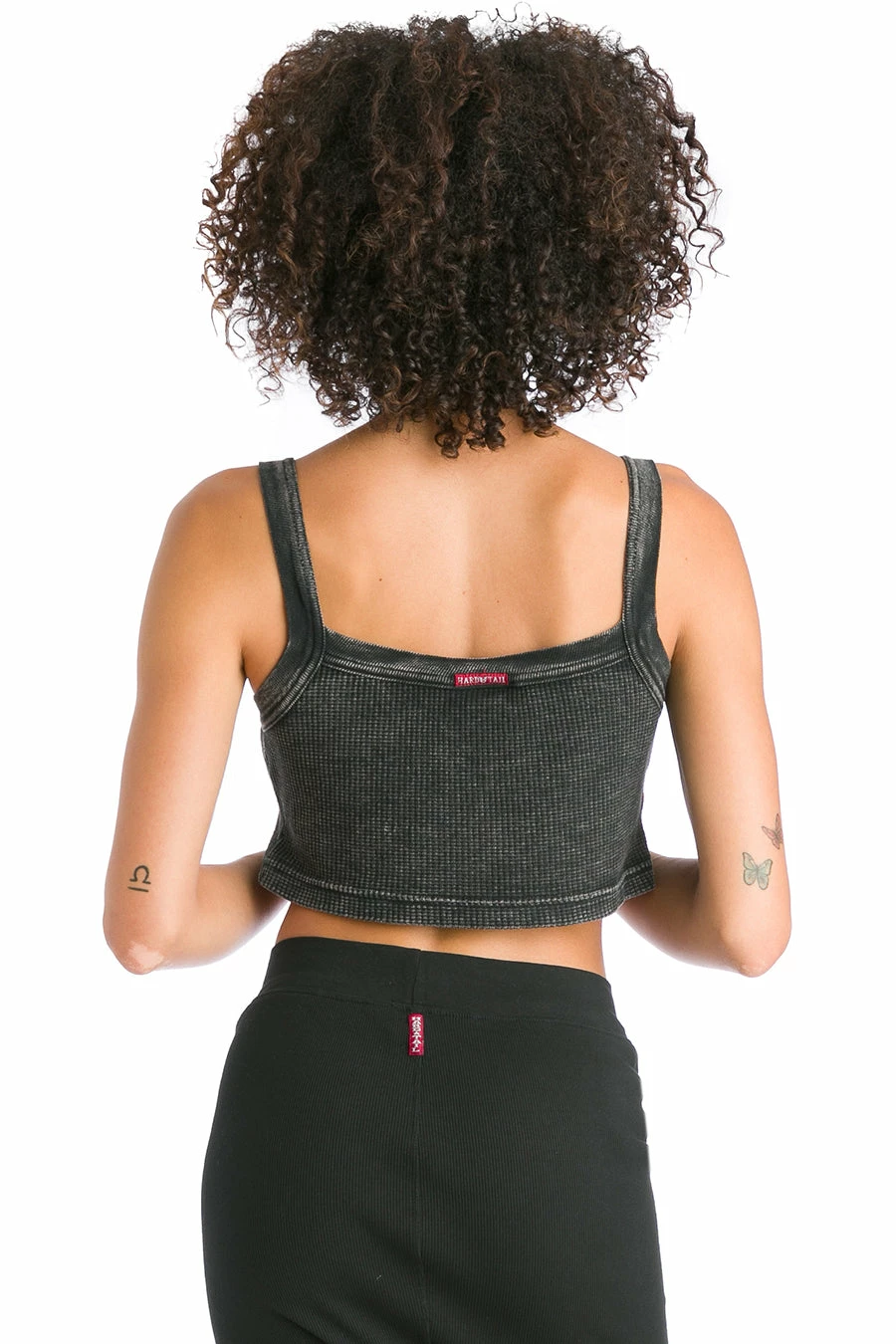 Vintage Thermal Snap Front Crop Tank 5 Vintage Thermal Snap Front Crop Tank - Image 3