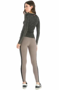 Vintage Drawstring Wide Stripe Legging -Outlet Hard Tail Forever Store 318s fatigue 5