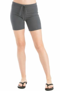 Vintage Drawstring Wide Stripe Bike Short -Outlet Hard Tail Forever Store 319s onyx 5