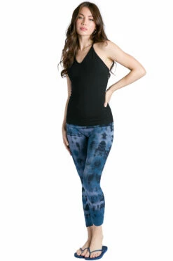Rolldown Capri Legging 11 Rolldown Capri Legging -Outlet Hard Tail Forever Store 588 cloud wash 1 4