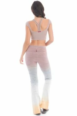 Contour Rolldown Bootleg Flare Pant -Outlet Hard Tail Forever Store 590 rainbow horizon 47 6