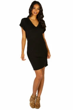 T-Shirt Tunic 8 T-Shirt Tunic -Outlet Hard Tail Forever Store SIR29.BLK 1