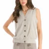 Button-Up Vest 1 Button-Up Vest -Outlet Hard Tail Forever Store b169 driftwood 1