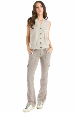 Button-Up Vest -Outlet Hard Tail Forever Store b169 driftwood 4