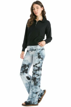 Preppy Half Zip Pullover -Outlet Hard Tail Forever Store b173 black 4