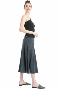Princess Panel Midi Skirt -Outlet Hard Tail Forever Store b176 mineral wash 6 2