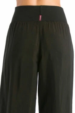 Flat Waist Bemberg Pant -Outlet Hard Tail Forever Store bem27 black 3