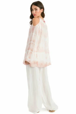 Open Shoulder Poet Top -Outlet Hard Tail Forever Store bem46 bamboo lines 2 4