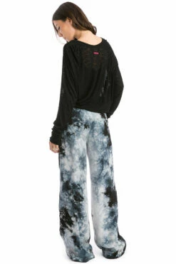 Flat Waist Wide Leg Jean Pant -Outlet Hard Tail Forever Store bem48 lightning iceberg 3 6