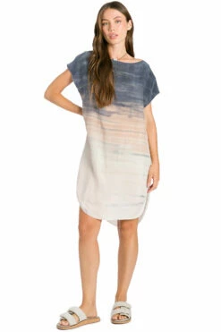 Short Sleeve Shirt Tunic -Outlet Hard Tail Forever Store bem49 rainbow horizon 54 4