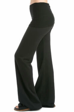 Long Rib Rolldown Lightweight Fleece Sweatpant