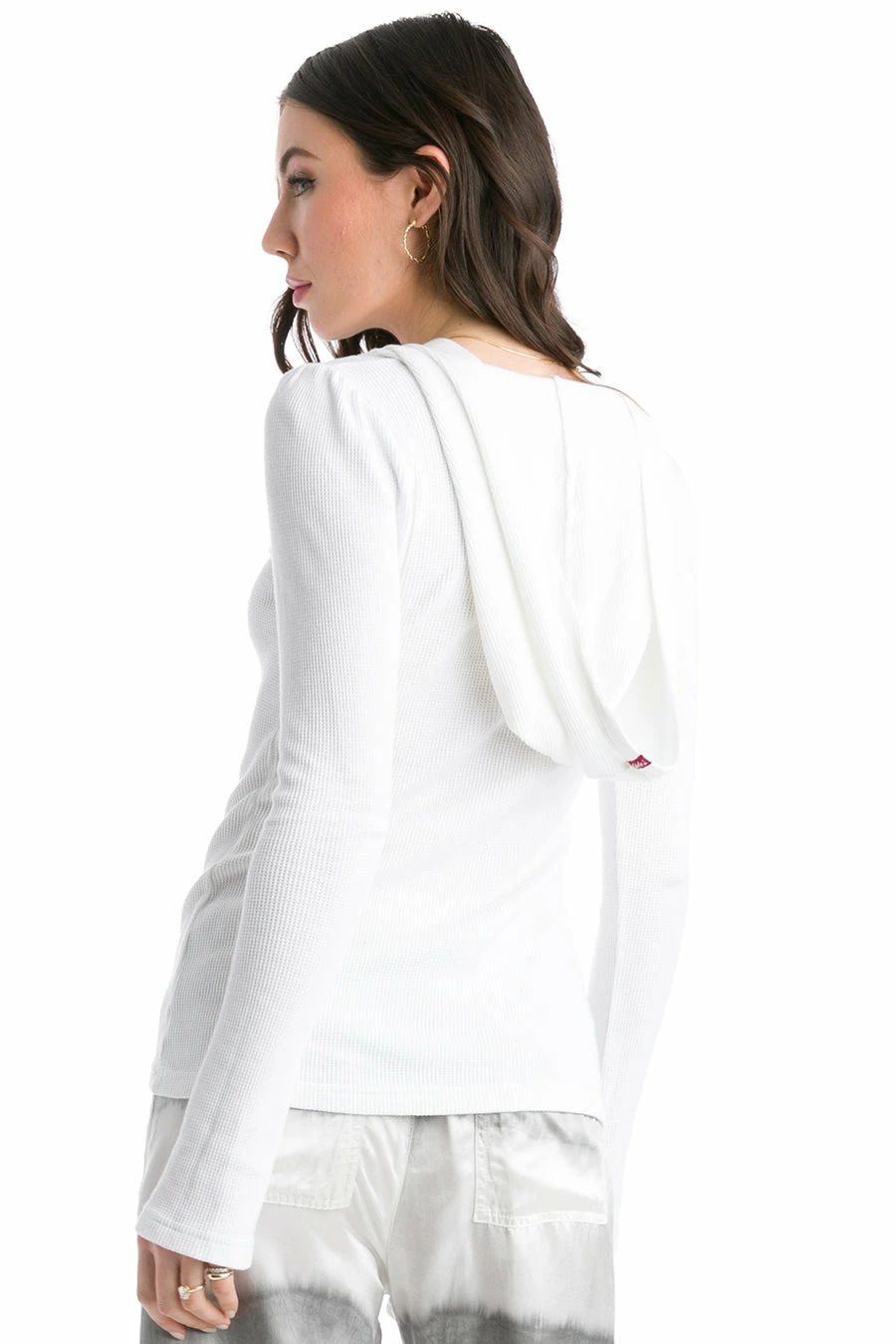 Bamboo Thermal Henley Hoodie 4 Bamboo Thermal Henley Hoodie - Image 2