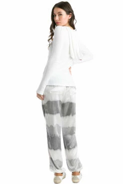 Bamboo Thermal Henley Hoodie 10 Bamboo Thermal Henley Hoodie -Outlet Hard Tail Forever Store bth06 white 4