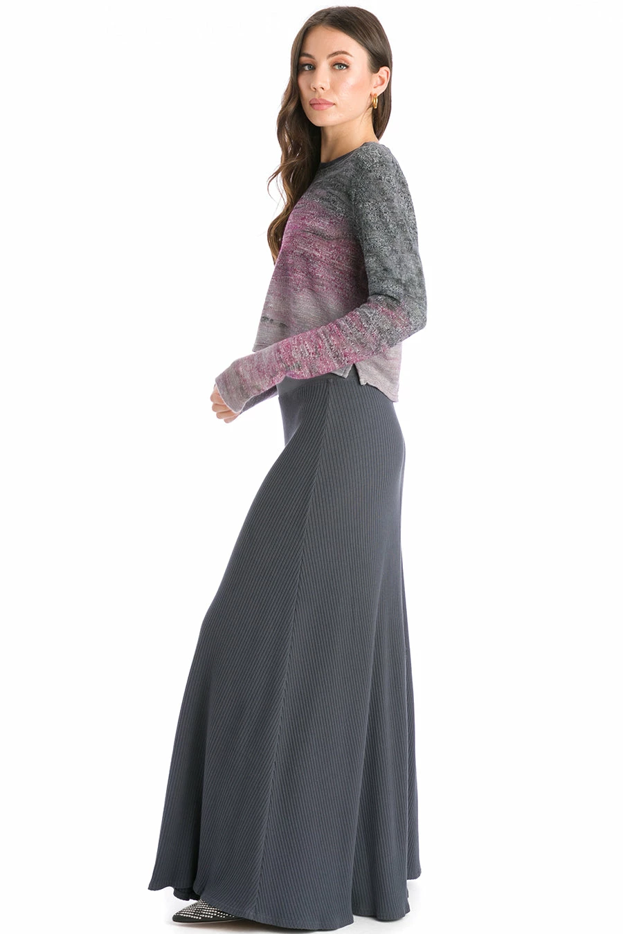 Ribbed Maxi Skirt 4 Ribbed Maxi Skirt - Image 2