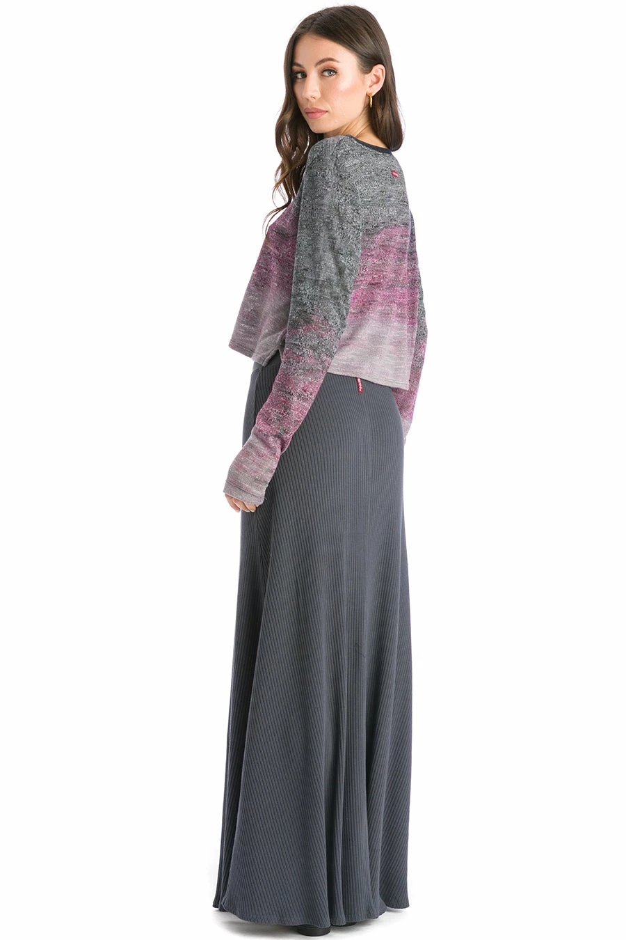 Ribbed Maxi Skirt 5 Ribbed Maxi Skirt - Image 3