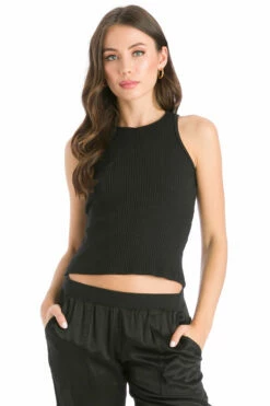 Ribbed Crop Tank