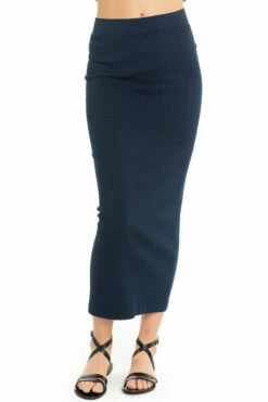 Long Ribbed Pencil Skirt -Outlet Hard Tail Forever Store cs109 past midnight 3