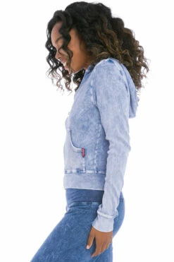 Ribbed Zip-Up Hoodie -Outlet Hard Tail Forever Store cs53 mineral wash 7 13