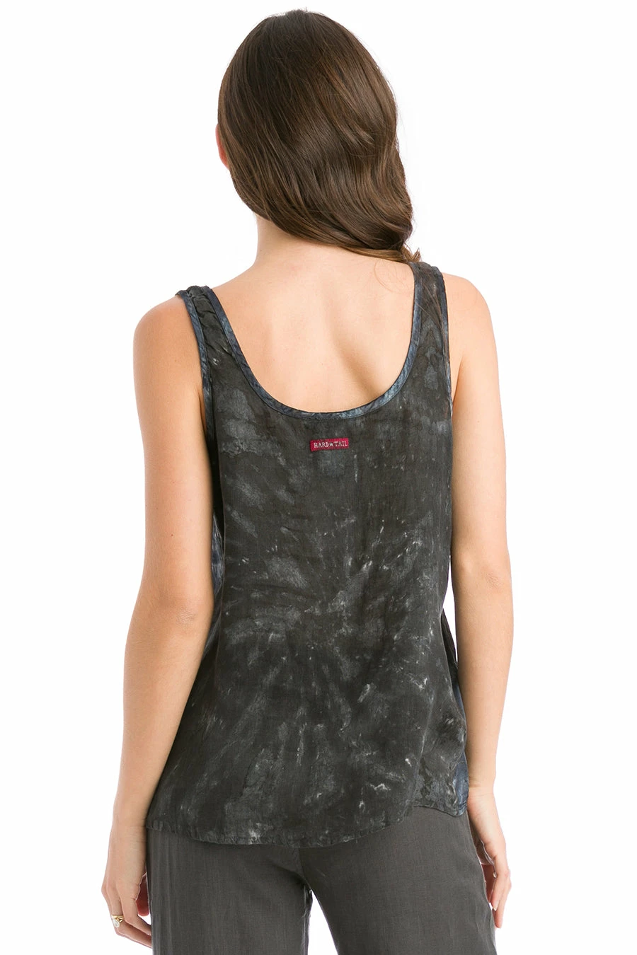 Satin Inset Linen Tank 4 Satin Inset Linen Tank - Image 2