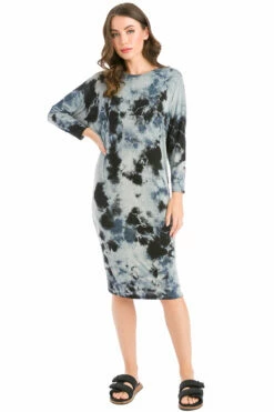 3/4 Sleeve Slouchy Dress