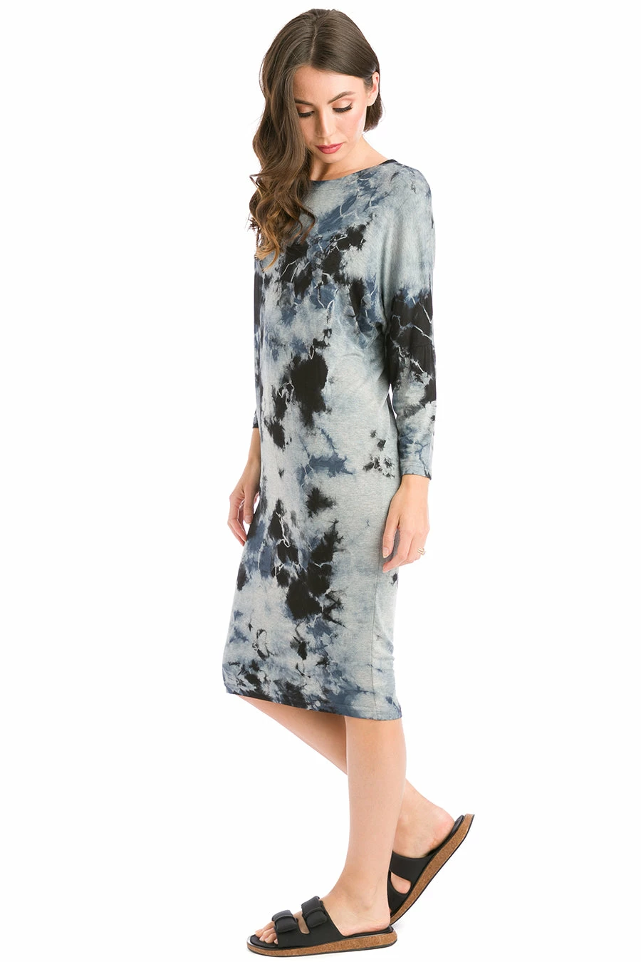 3/4 Sleeve Slouchy Dress 4 3/4 Sleeve Slouchy Dress - Image 2
