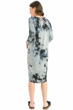 3/4 Sleeve Slouchy Dress 9 3/4 Sleeve Slouchy Dress -Outlet Hard Tail Forever Store hvis23 lightning iceberg 3 3