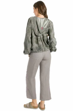 Sailor Crop Linen Pant -Outlet Hard Tail Forever Store l234 nickel 4