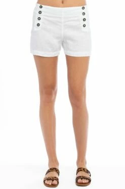 Sailor Linen Short 10 Sailor Linen Short -Outlet Hard Tail Forever Store l239 white 4