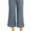 Darted Flare Crop Linen Pant -Outlet Hard Tail Forever Store l244 glass 1