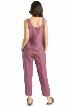 Slim Crop Linen Pant -Outlet Hard Tail Forever Store l246 crush 6