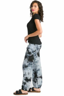 Pocket Front Fatigue Linen Pant -Outlet Hard Tail Forever Store l503 lightning iceberg 3 5