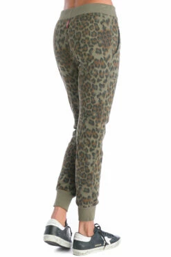 Leopard Weekend Jogger -Outlet Hard Tail Forever Store leoft06 olive 3