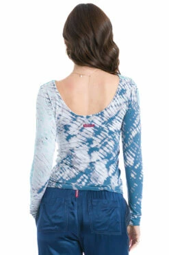 Scoop Back Long Sleeve Sexy T 9 Scoop Back Long Sleeve Sexy T -Outlet Hard Tail Forever Store lmj11 diagonal butterfly wash 6 3