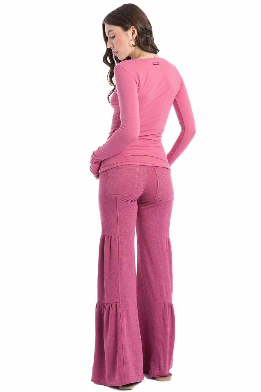 Long Sleeve Fitted Raw Edge Lightweight T 6 Long Sleeve Fitted Raw Edge Lightweight T - Image 4