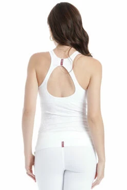 Lotus Lace Double Tear Drop Tank -Outlet Hard Tail Forever Store lot02 white 3