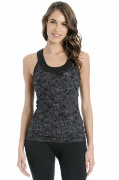 Lotus Lace Asana Tank With Bra
