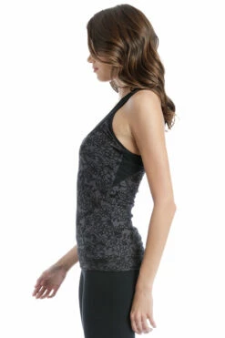 Lotus Lace Asana Tank With Bra 8 Lotus Lace Asana Tank With Bra -Outlet Hard Tail Forever Store lot11 black 3