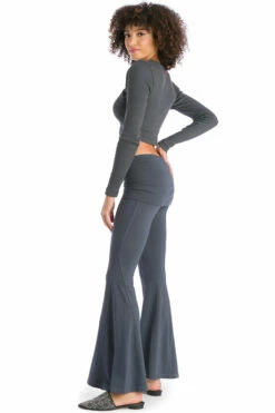 Contour Rolldown Hippie Chick Flare Pant 12 Contour Rolldown Hippie Chick Flare Pant -Outlet Hard Tail Forever Store mj37 onyx 4