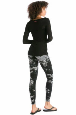 Side Ruched Skinny Striated T -Outlet Hard Tail Forever Store rays04 black 4