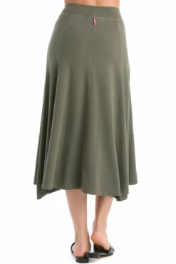 Luxe Princess Panel Midi Skirt -Outlet Hard Tail Forever Store rox41 olive 5