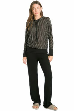 Pull-On Rayon Rib Sweatpant 11 Pull-On Rayon Rib Sweatpant -Outlet Hard Tail Forever Store rr1a black 4