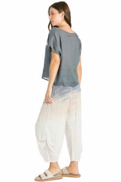 Side Pleat Crop Pant 13 Side Pleat Crop Pant -Outlet Hard Tail Forever Store rv54 rainbow horizon 54 5