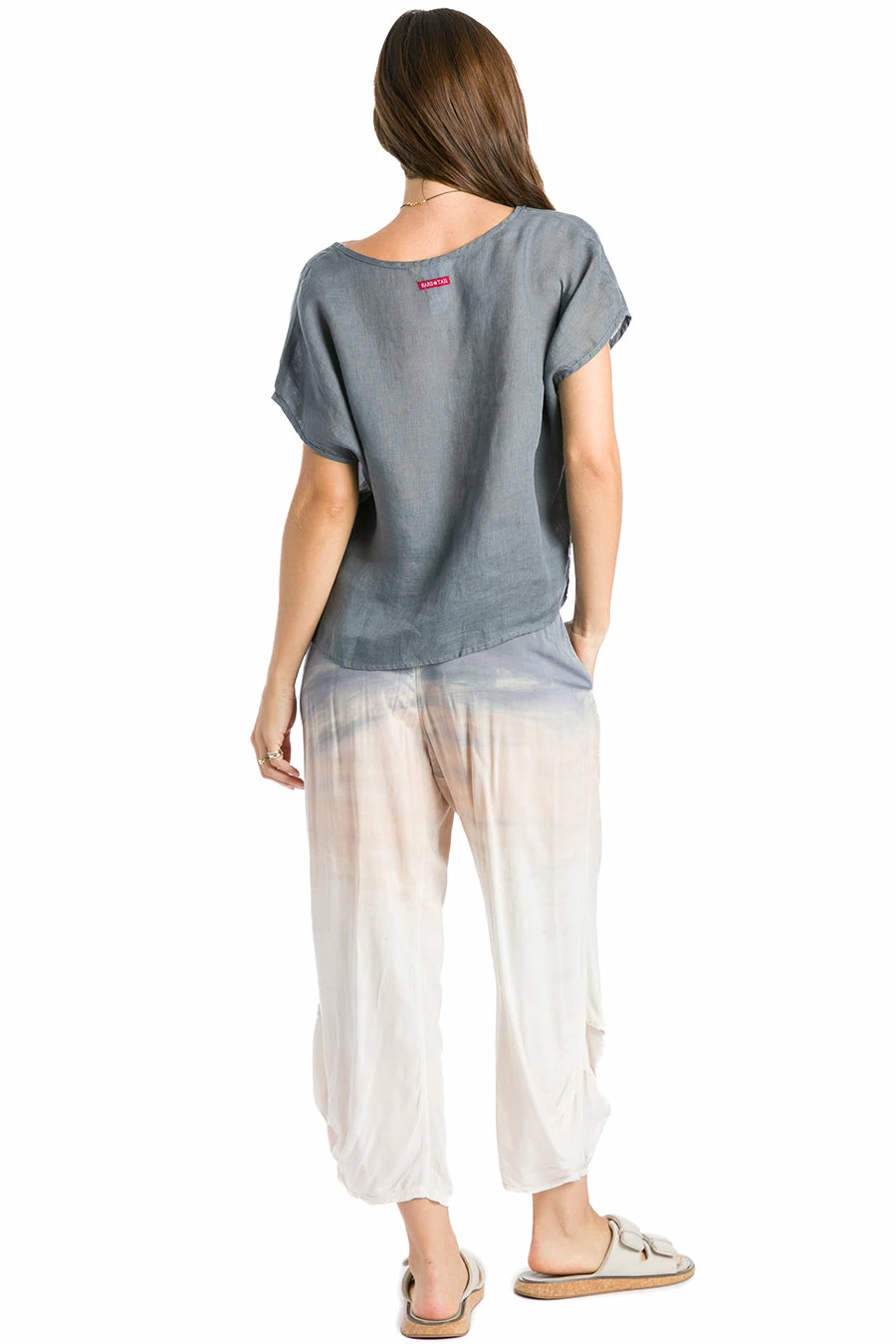 Side Pleat Crop Pant 8 Side Pleat Crop Pant - Image 6