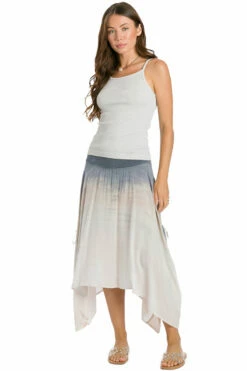 Side Tie Handkerchief Skirt