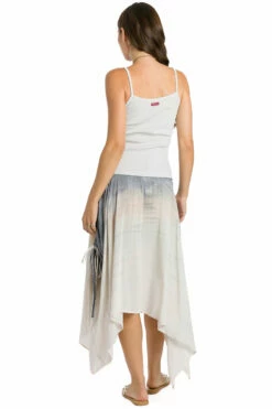 Side Tie Handkerchief Skirt -Outlet Hard Tail Forever Store rv65 rainbow horizon 54 3