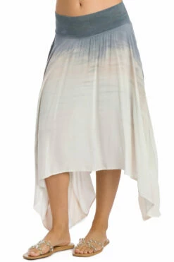 Side Tie Handkerchief Skirt -Outlet Hard Tail Forever Store rv65 rainbow horizon 54 4