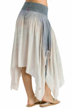 Side Tie Handkerchief Skirt -Outlet Hard Tail Forever Store rv65 rainbow horizon 54 6